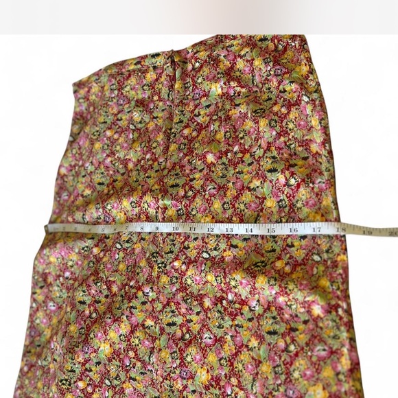 Floral Asymmetrical Skirt Vintage Woman's Size XS |Kamellia by P.RI - Picture 8 of 8